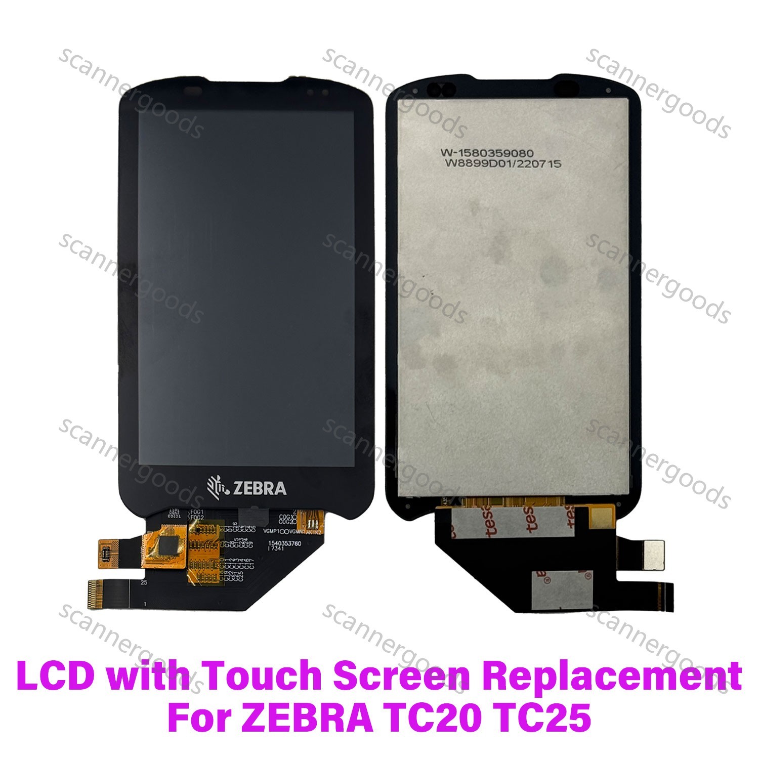 LCD Module with Touch Screen Assembly Replacement for ZEBRA TC20 TC25