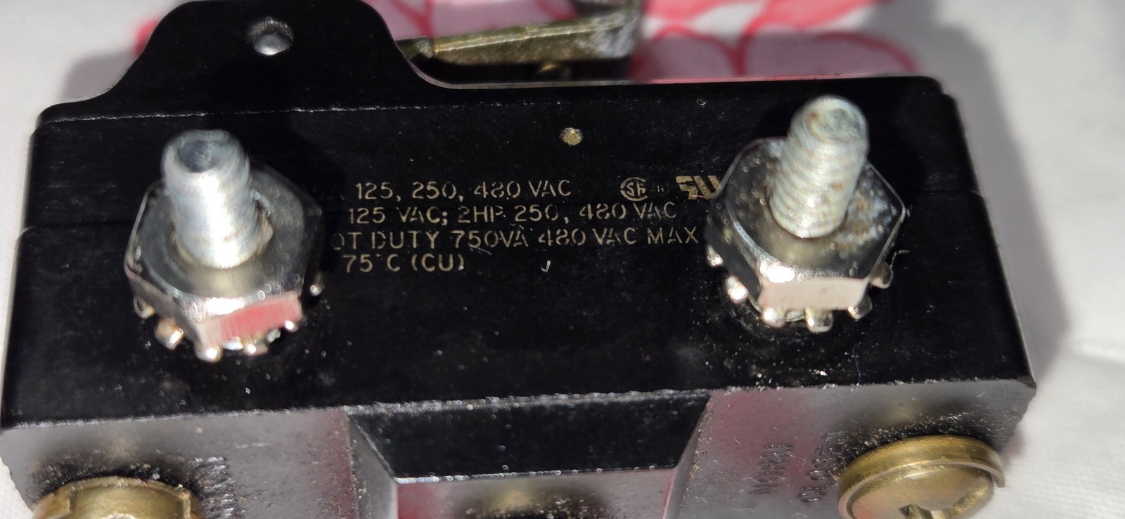 Vulcan Hart Microswitch, Part#: 00-411496-000F7, used, Nice condition