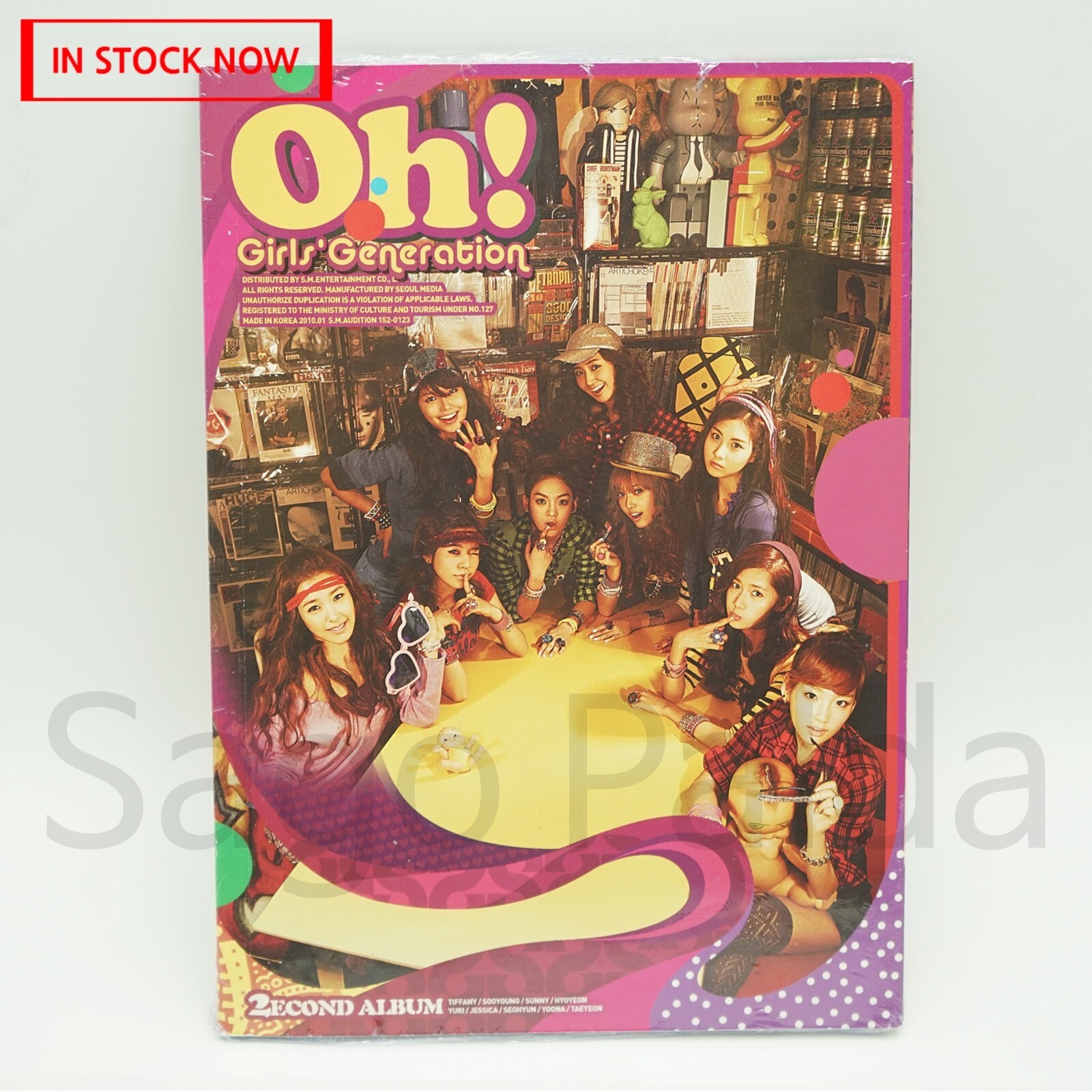 NEW Sealed SNSD Girls' Generation Oh! - The 2nd Album CD 2010 Korea Version