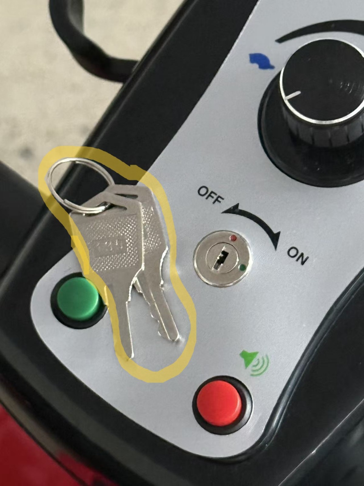 Key Set for 4-Wheel Mobility Scooter (2 Keys)
