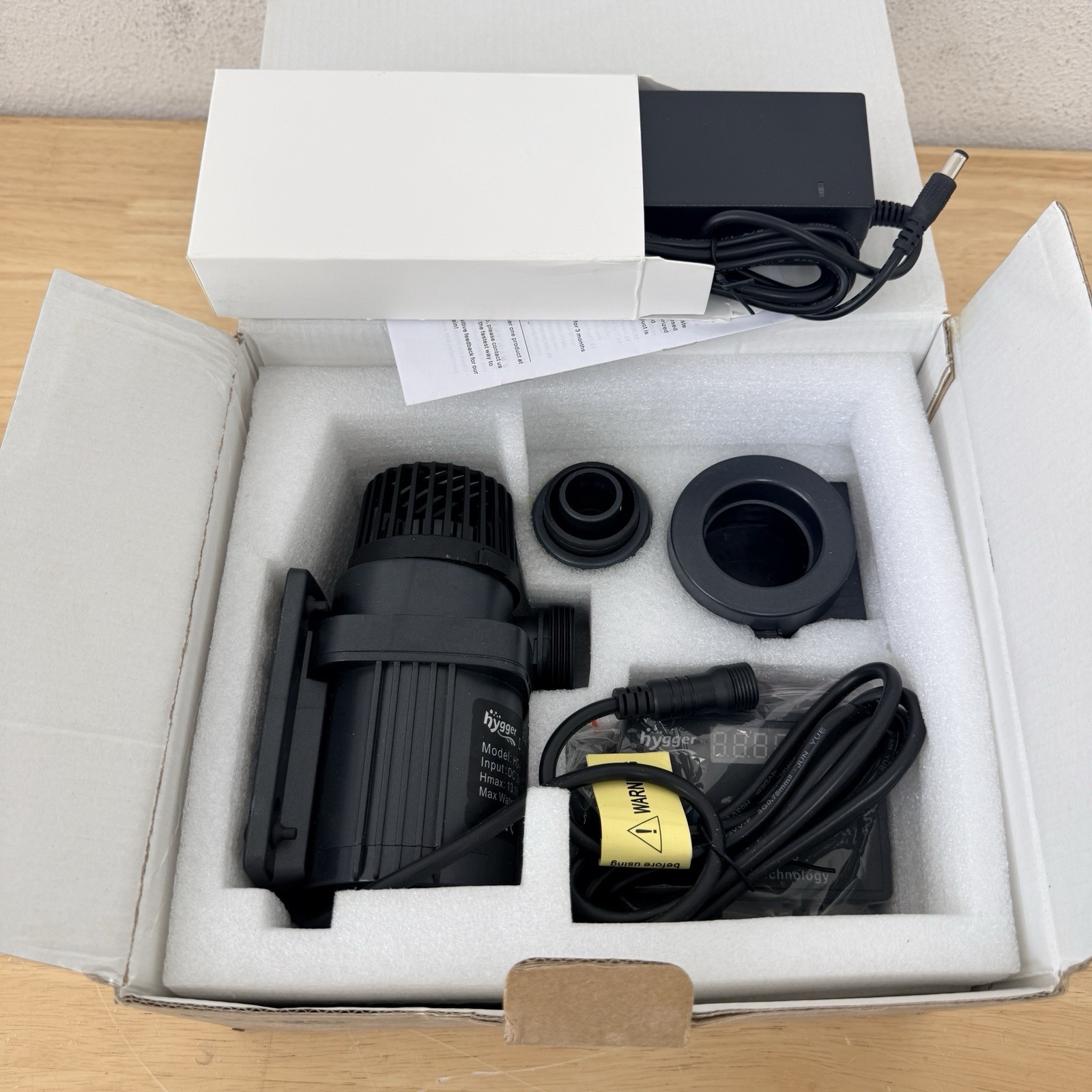 Hygger 14 Piece Submersible Water Pump 1060Gph Flow Aquarium HG915-4000 OPENBOX
