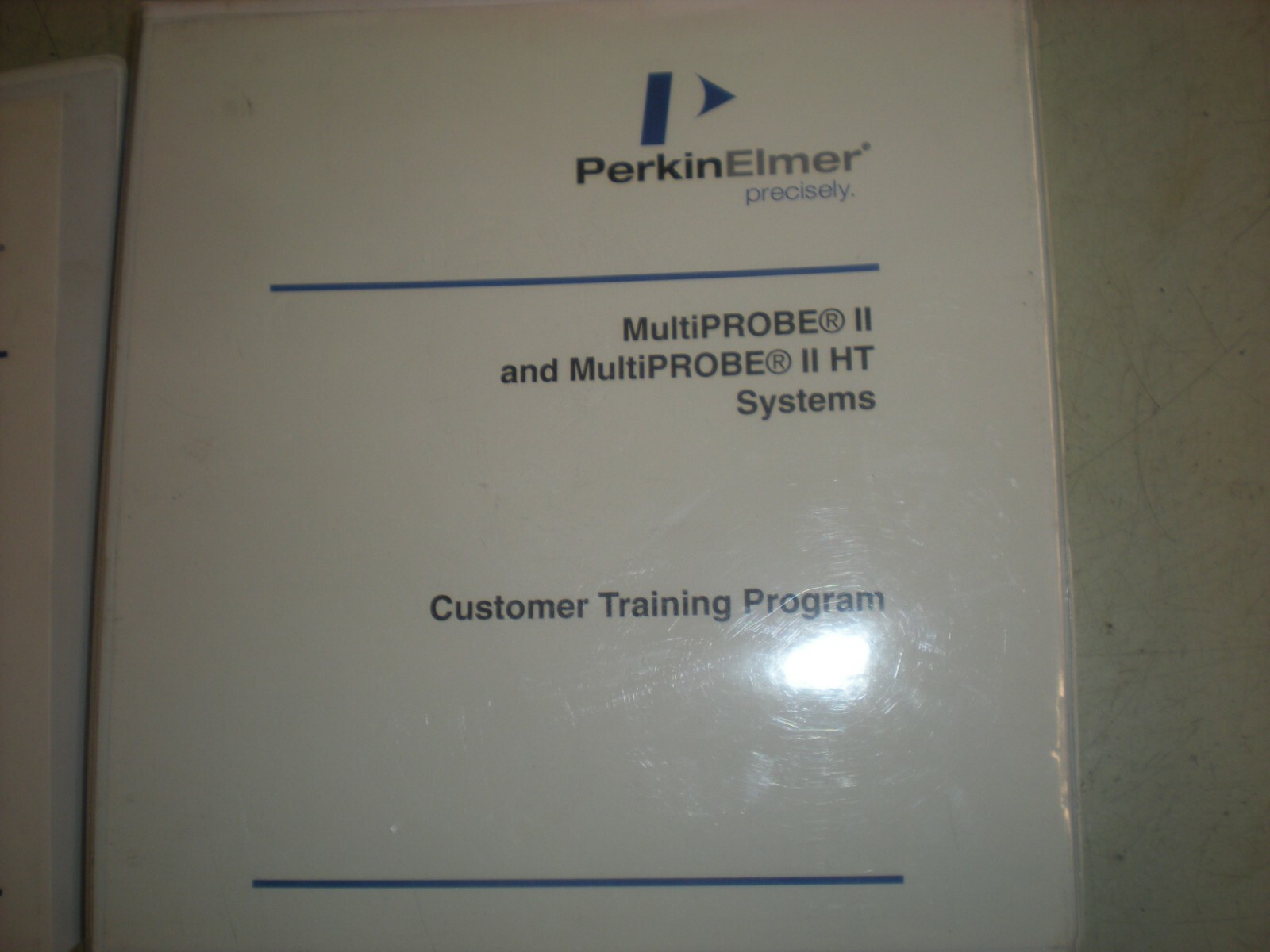 Perkin Elmer Multiprobe II 7001719 Operation Manual and 1694233 Training Program