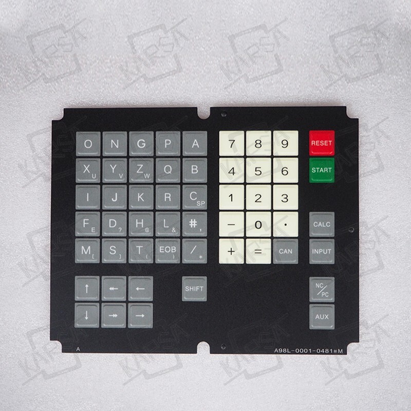 FANUC A98L-0001-0481#M Membrane Keysheet Keypad Keyboard