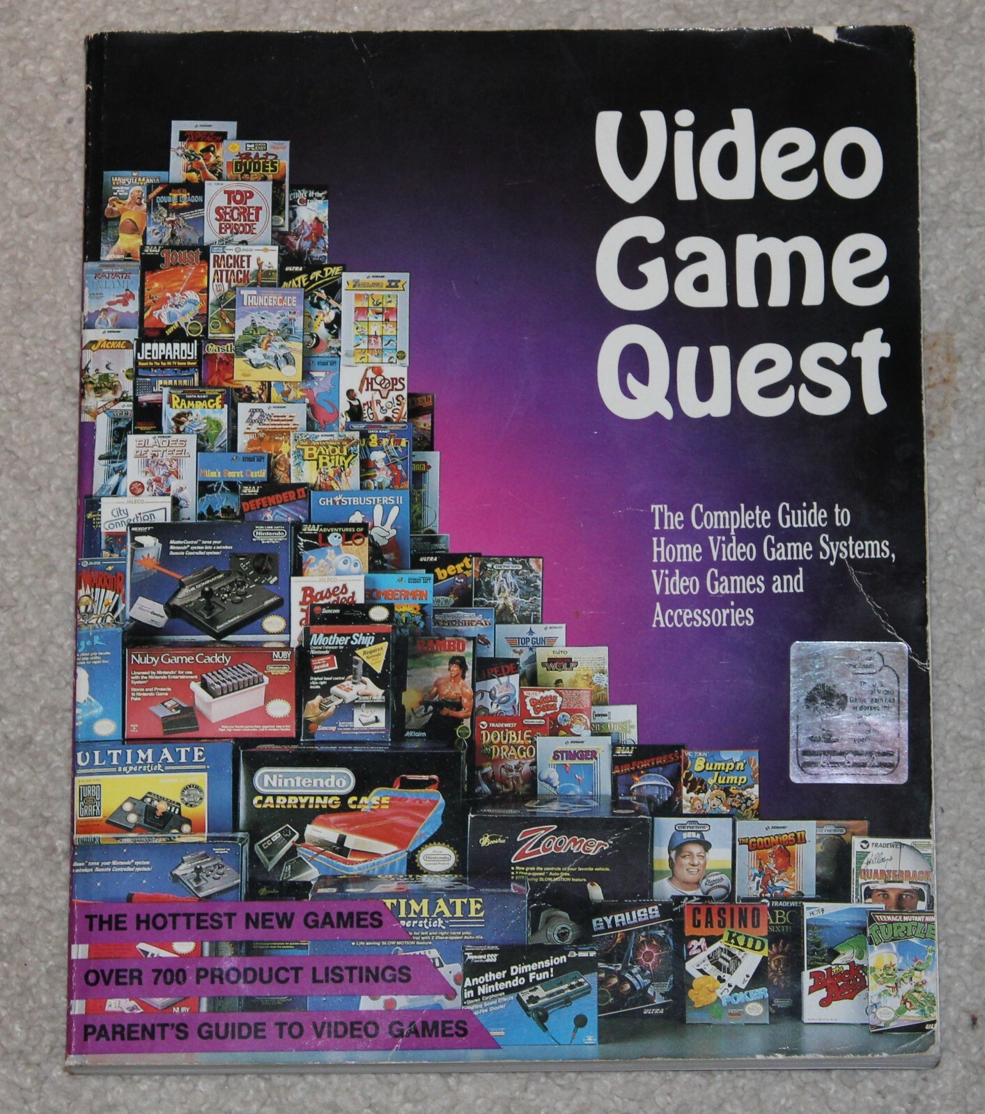 Video Game Quest: The Complete Guide to Home Video Game Systems (1990) - RARE