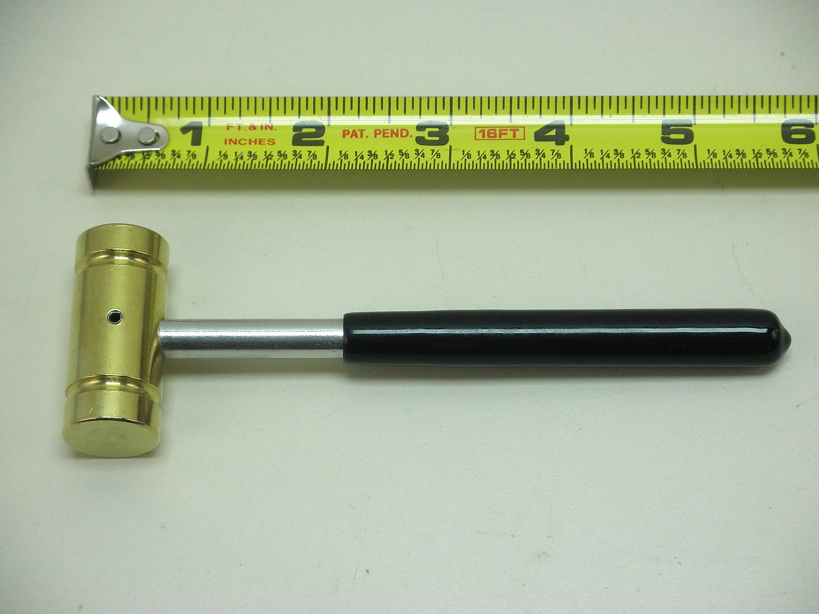 Bearcat BAC25 Small Brass Hammer, 4 oz. Aluminum Handled