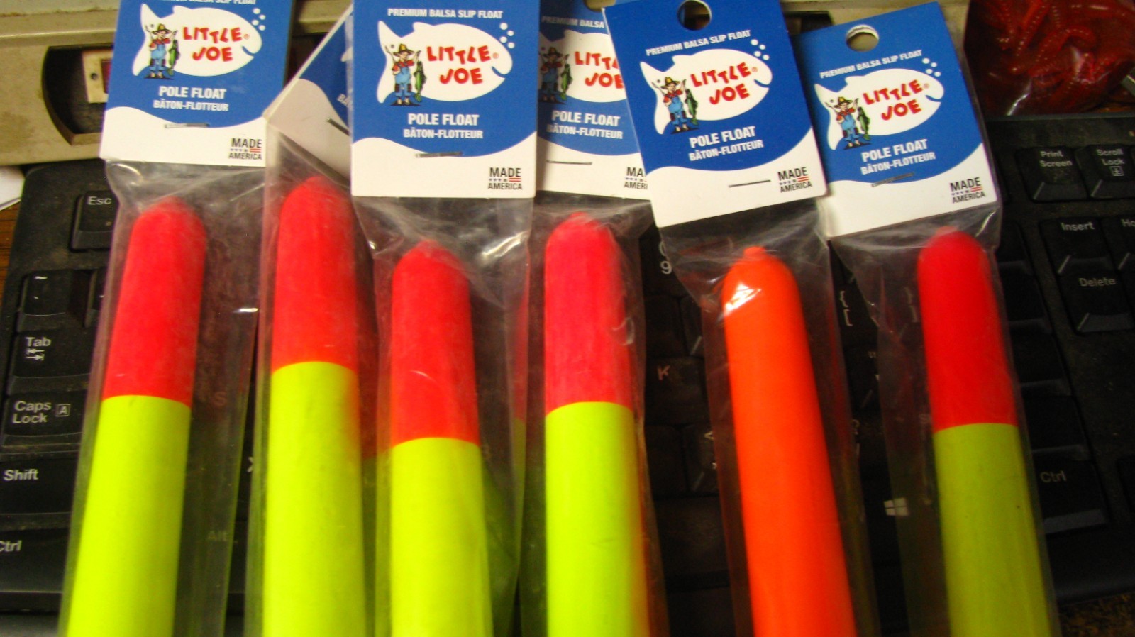pole floats, 6 ct, unweighted, 12",  nip, free shipping