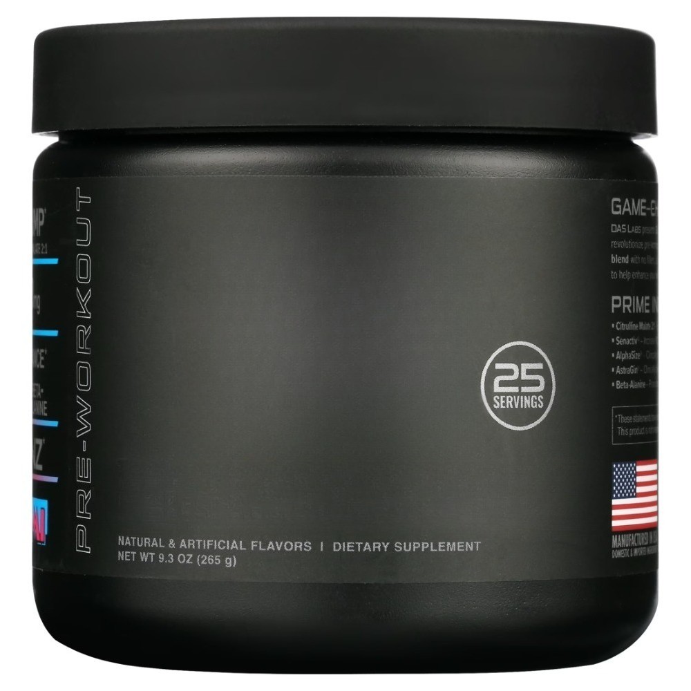 Workout Powder Supplement, Miami Vice Flavor, 9.3 oz, 25 Servings