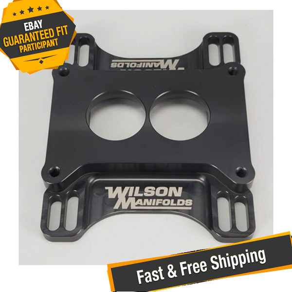 Wilson Manifolds 044111 1.00" Tapered Lightweight 2300 2bbl To 4150 4bbl Adapter