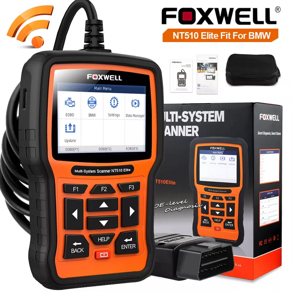Foxwell NT510 Elite For BMW Full System Bidirectional OBD2 Diagnostic Scanner