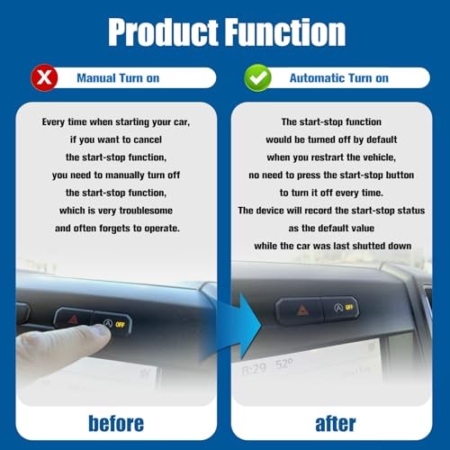 Auto Start Stop Eliminator Compatible with Jeep Wrangler JL JLU Gladiator 2018