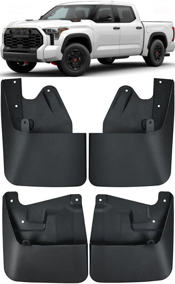 Genuine Full Set Splash Guards Mud Flaps Fender For 2022-2026 Toyota Tundra