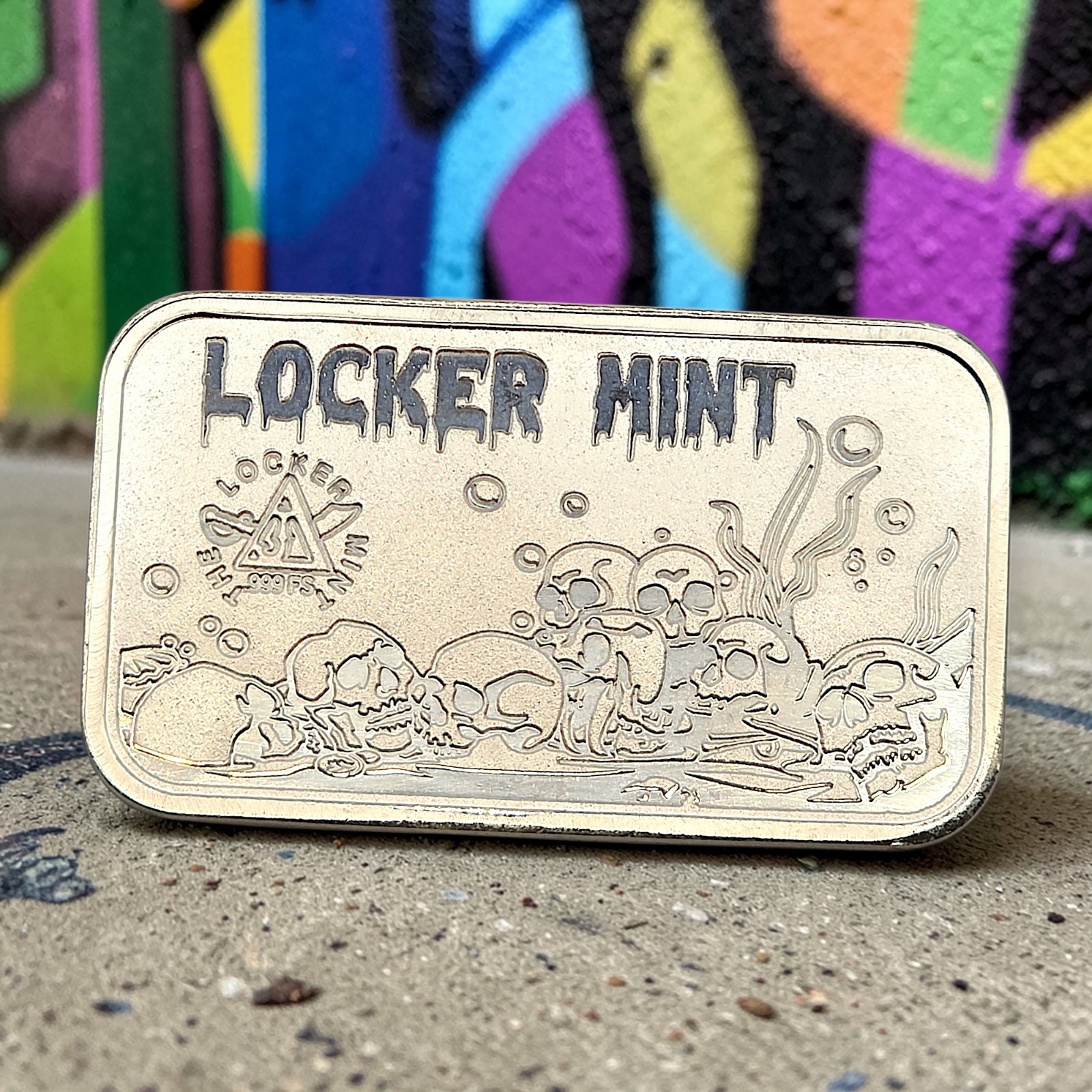 The Locker Mint - War - 1 oz .999 Fine Proof Silver Bar