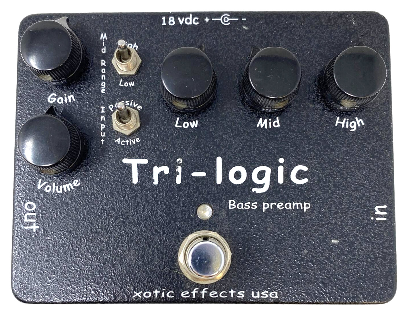 Xotic Bass Preamp Effects Pedal Tri-logic