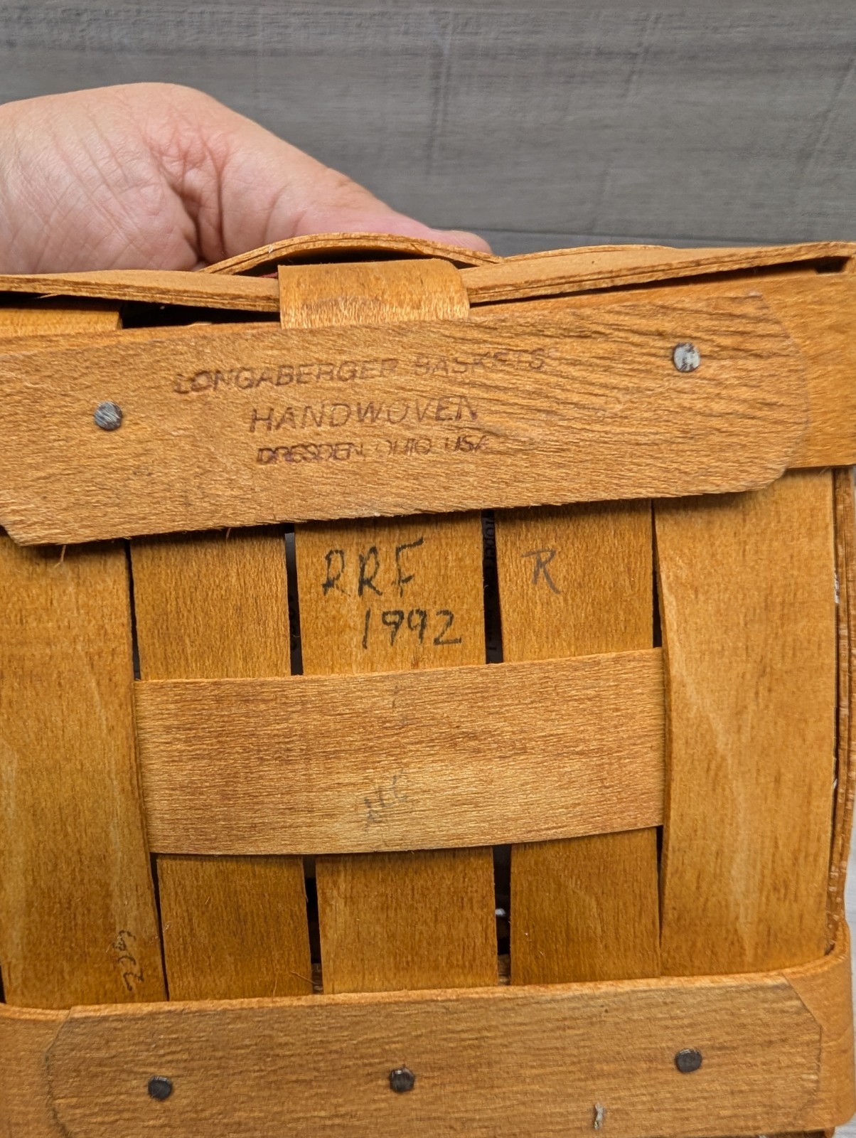 Longaberger 1993 Inaugural Basket
