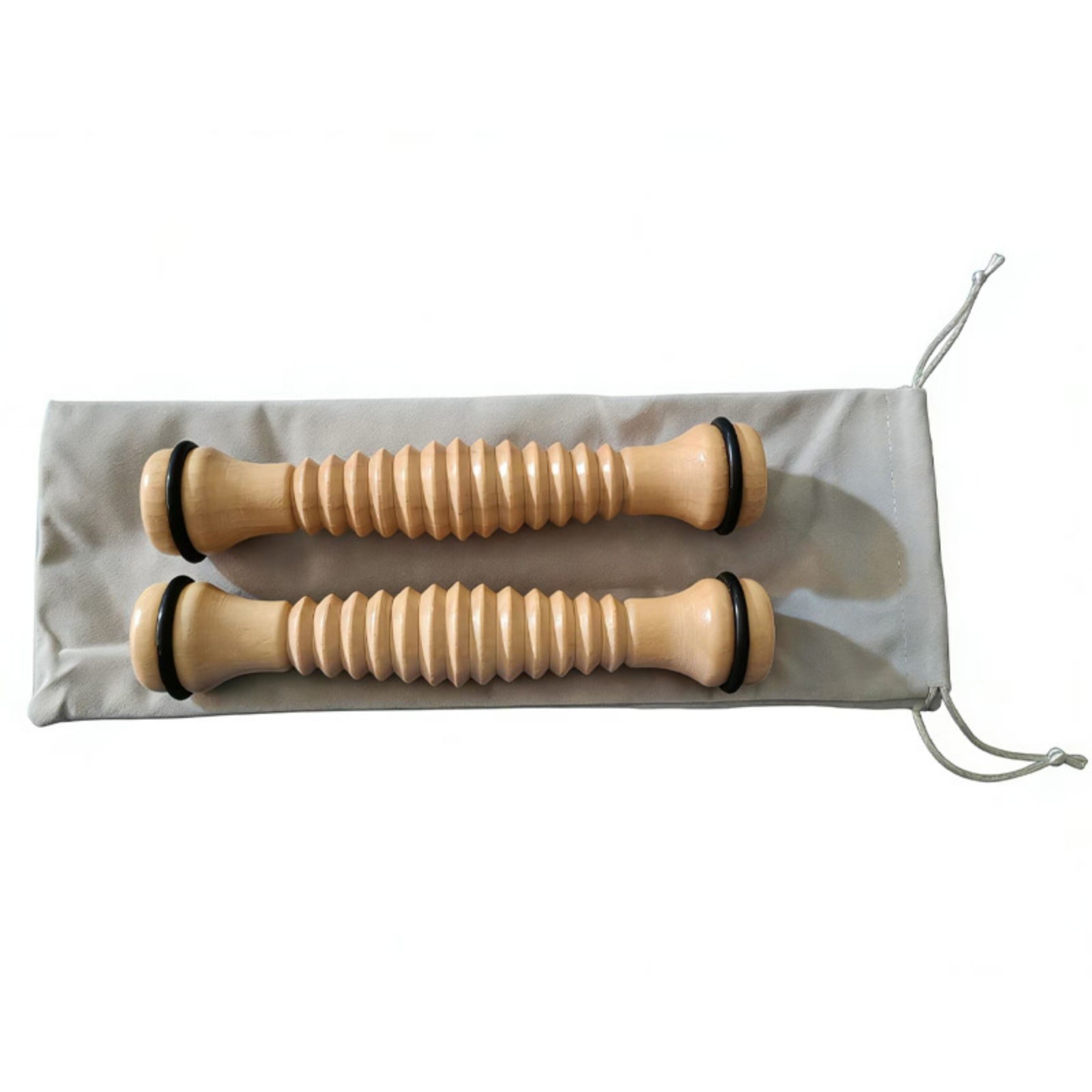 Wooden Massage Roller Easy to Use Wellness Tool Tool Skin-Friendly