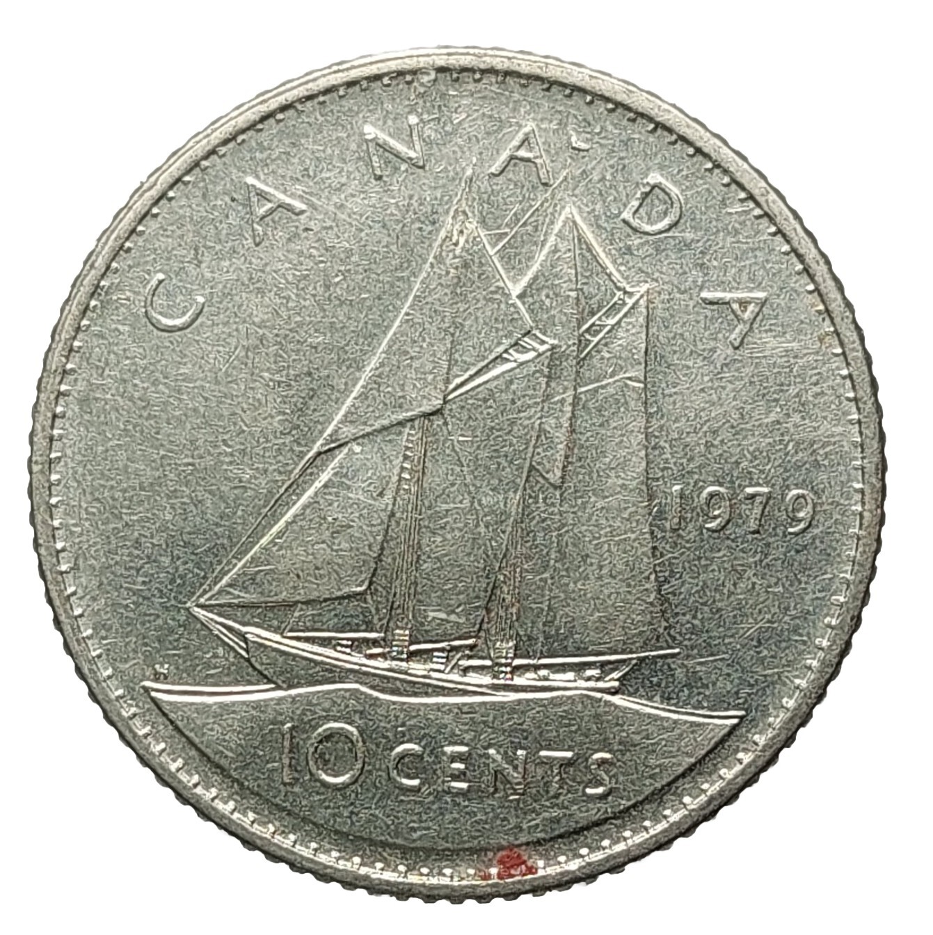 Canada 10 Cents 1979 Nickel Coin O271