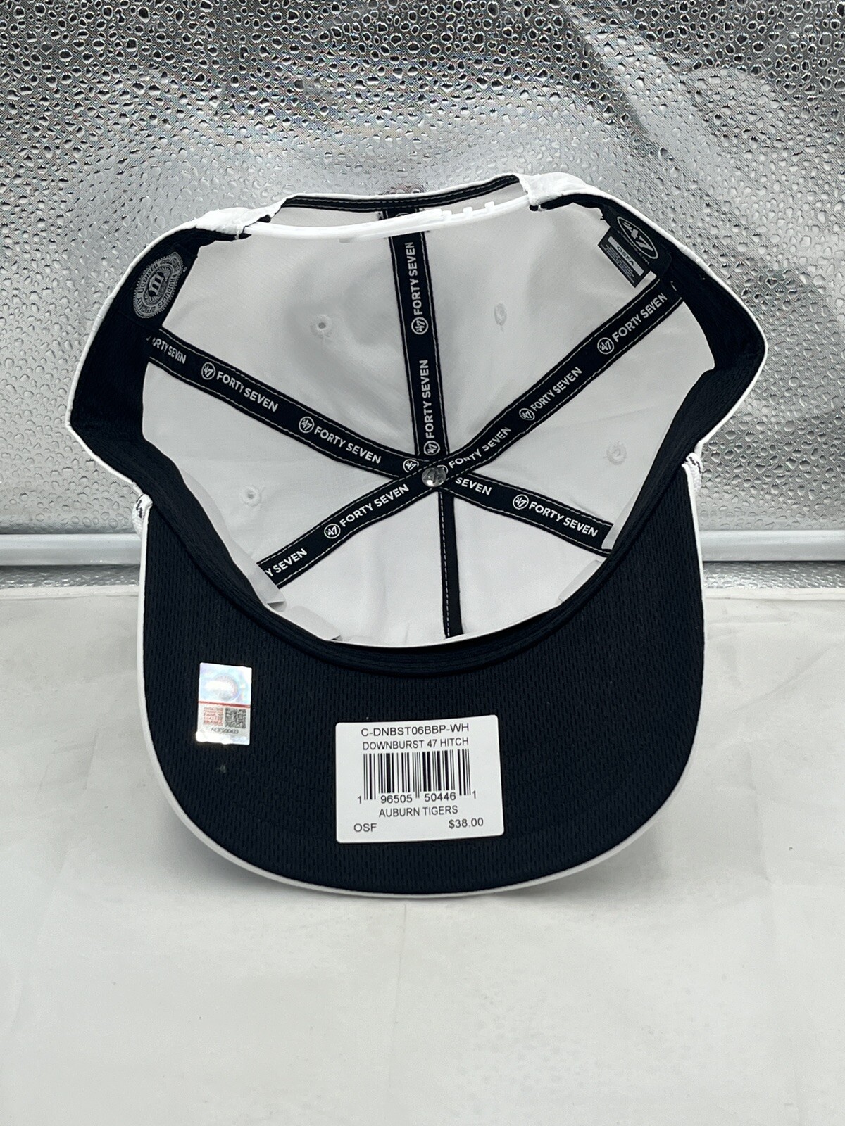Auburn Tigers NCAA '47 Brand White Hitch Rope Adjustable Snapback Hat