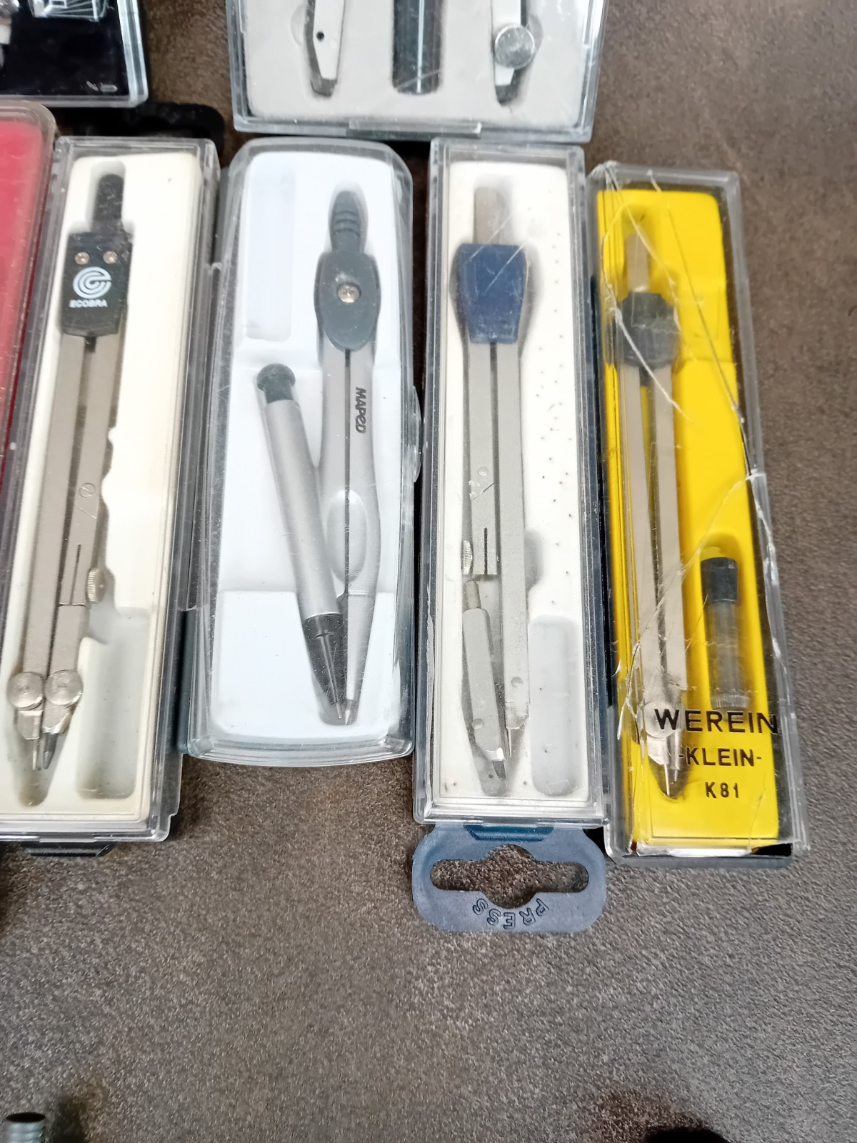 Job Lot of Technical Drawing Instruments