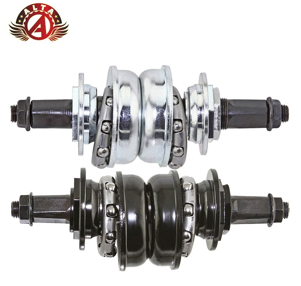 ALTA Bicycle Bottom Bracket Conversion Kit 1PC to 3PC Crank 128mm CROMO Spindle.
