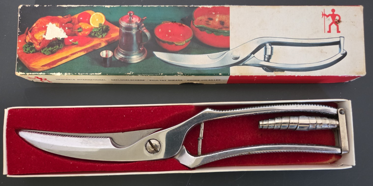 Vintage Henckels International Poultry Shears Coupe Volailles Original Box Germa