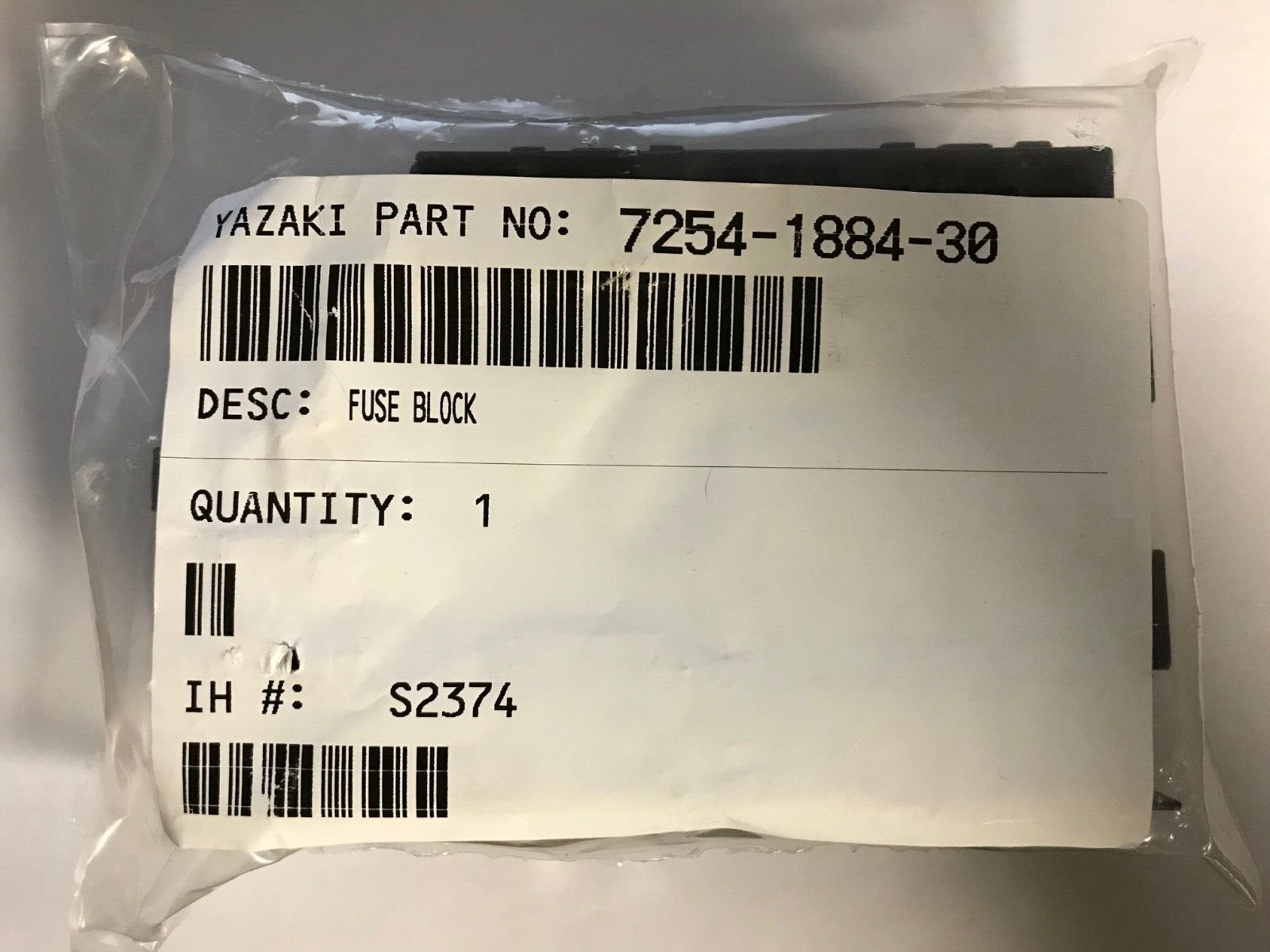 Yazaki 7254-1884-30 Fuse Block - BRAND NEW & FREE SHIPPING