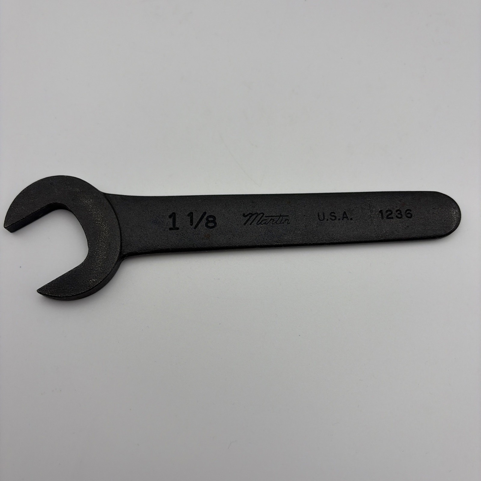 Martin Tools 1236 1-1/8" Industrial Black Service Angle Wrench ✅ Made in USA