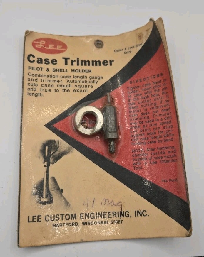 Lee 90159 Case Length Gauge & Shell Holder 41 Magnum #90159