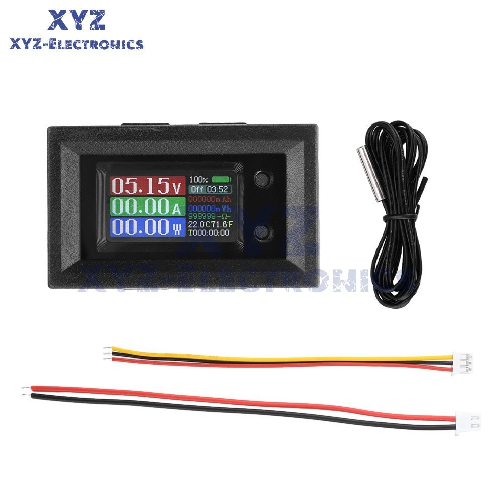 9in1 Multimeter DC4-30V Power Tester Voltage Current Capacity Meter 10A 50A 100A