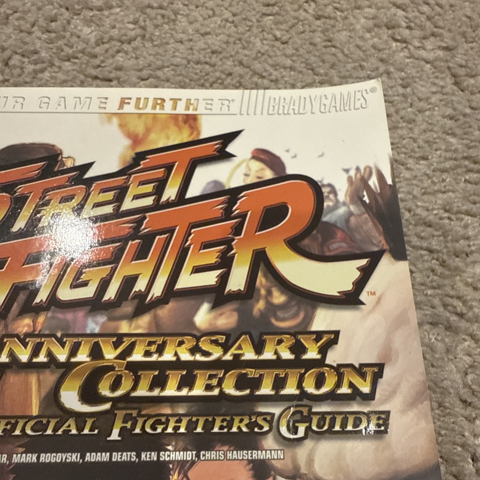 Street Fighter Anniversary Collection Brady Strategy Guide- No CD