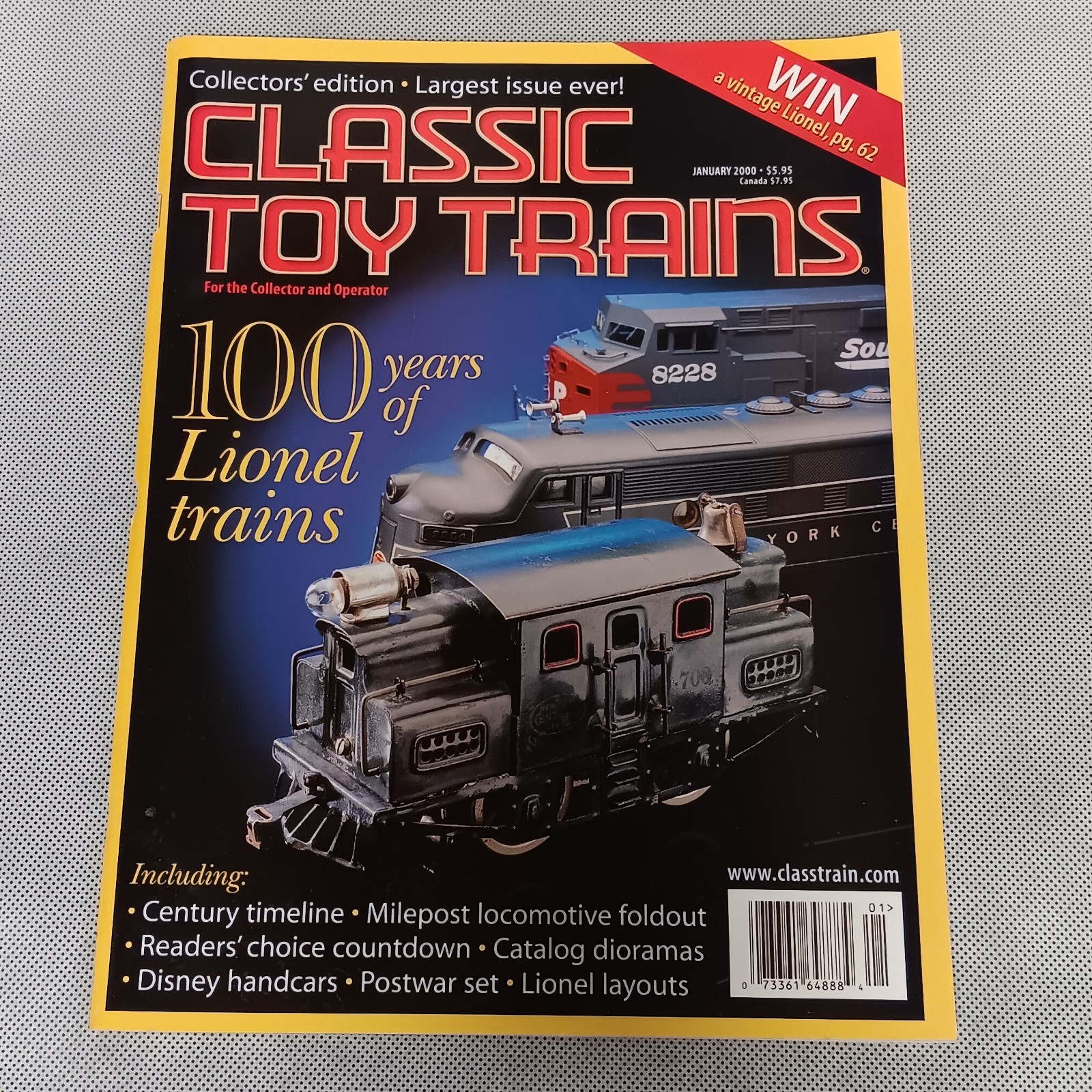 Classic Toy Trains Magazine January 2000