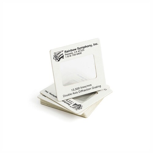 Diffraction Grating Slides Pack of 100