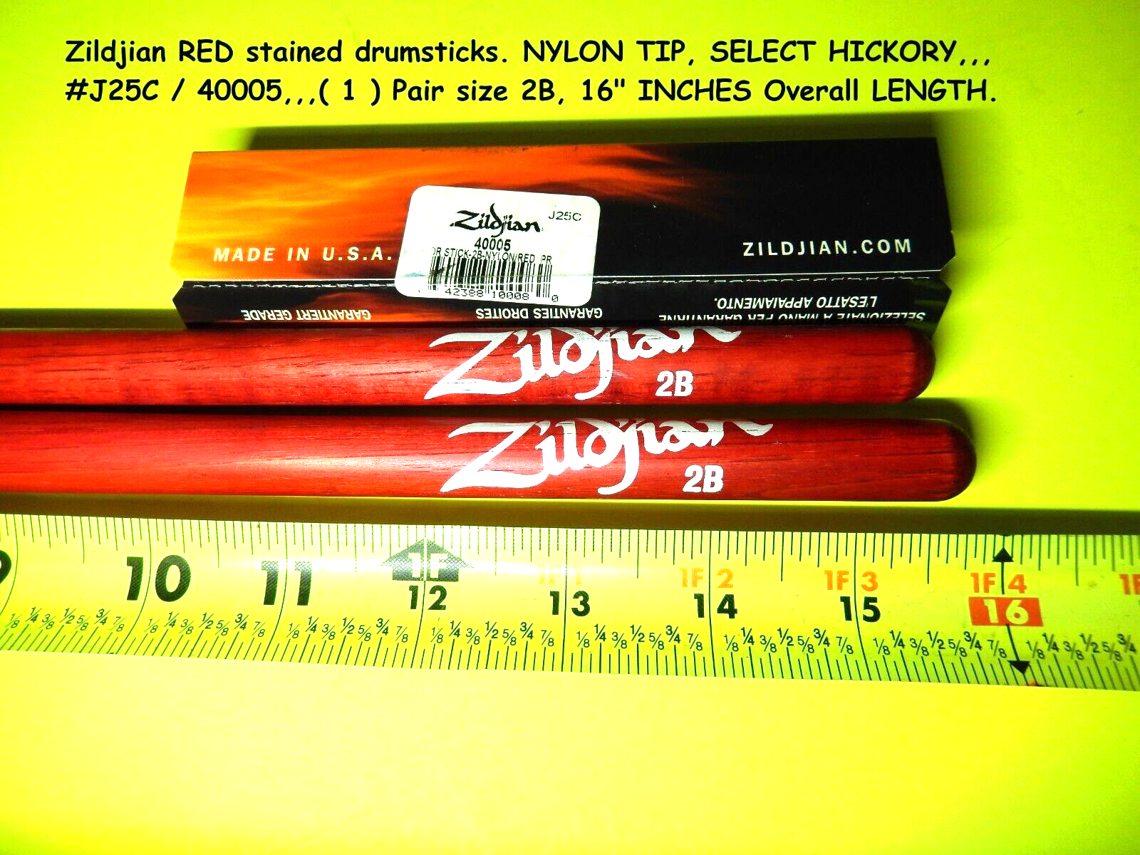 Zildjian RED drumsticks