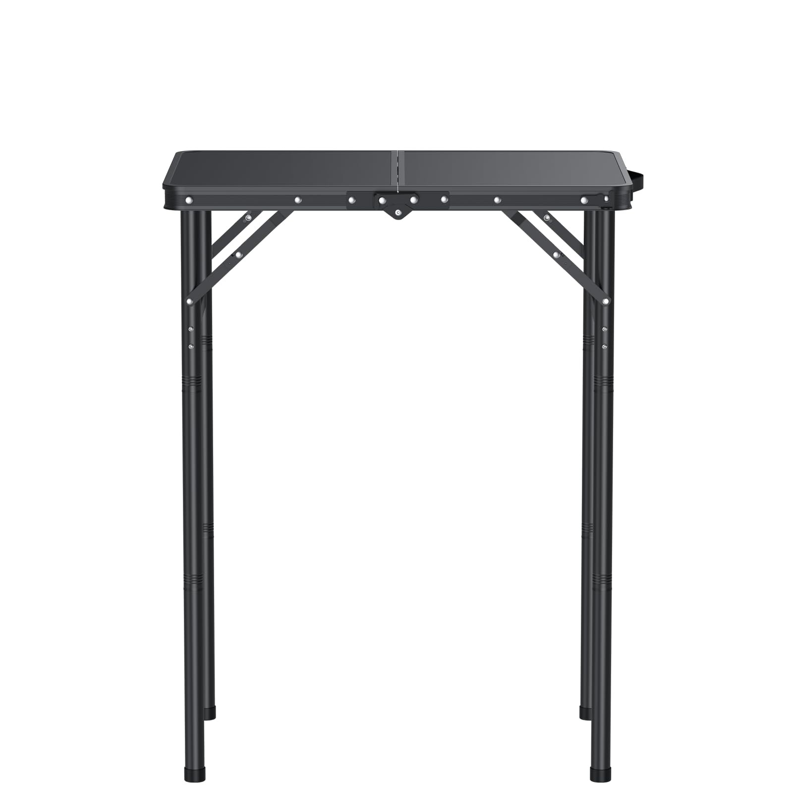 Lightweight Portable Folding Camping Table - 3 Height Levels, Aluminum Frame