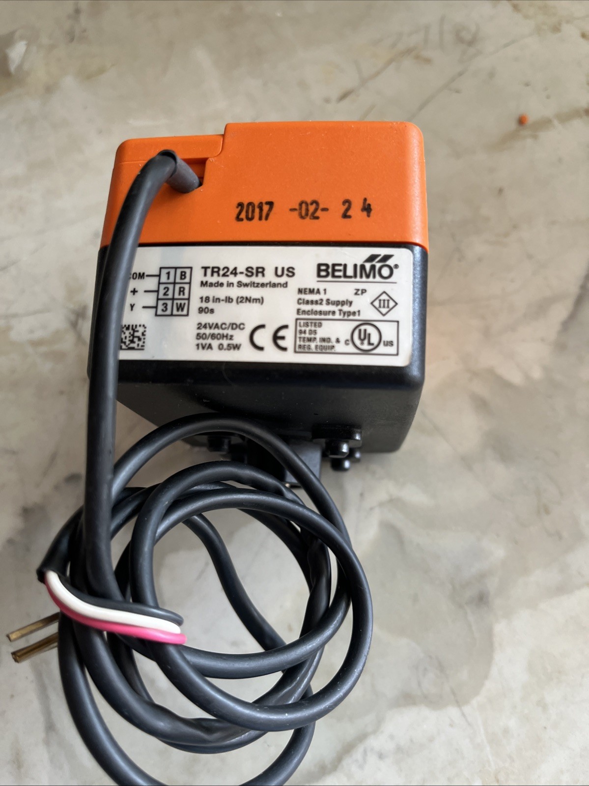 BELIMO Tr24-SR- US  Valve  Actuator 200 PSI Without Water Valve Free Ship USA