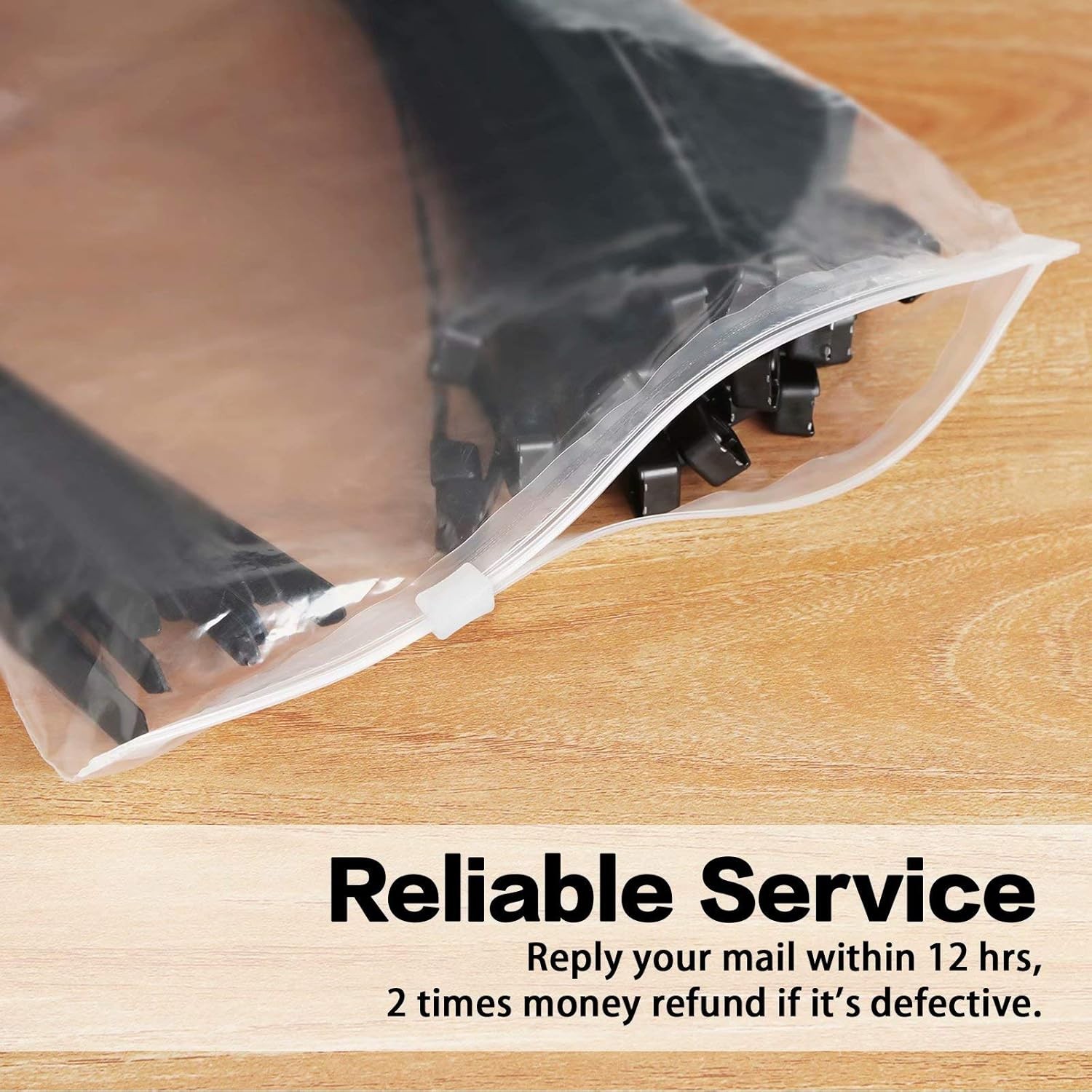 Large Zip Ties Heavy Duty Big Cable Extra Long Tie Wraps Black 26