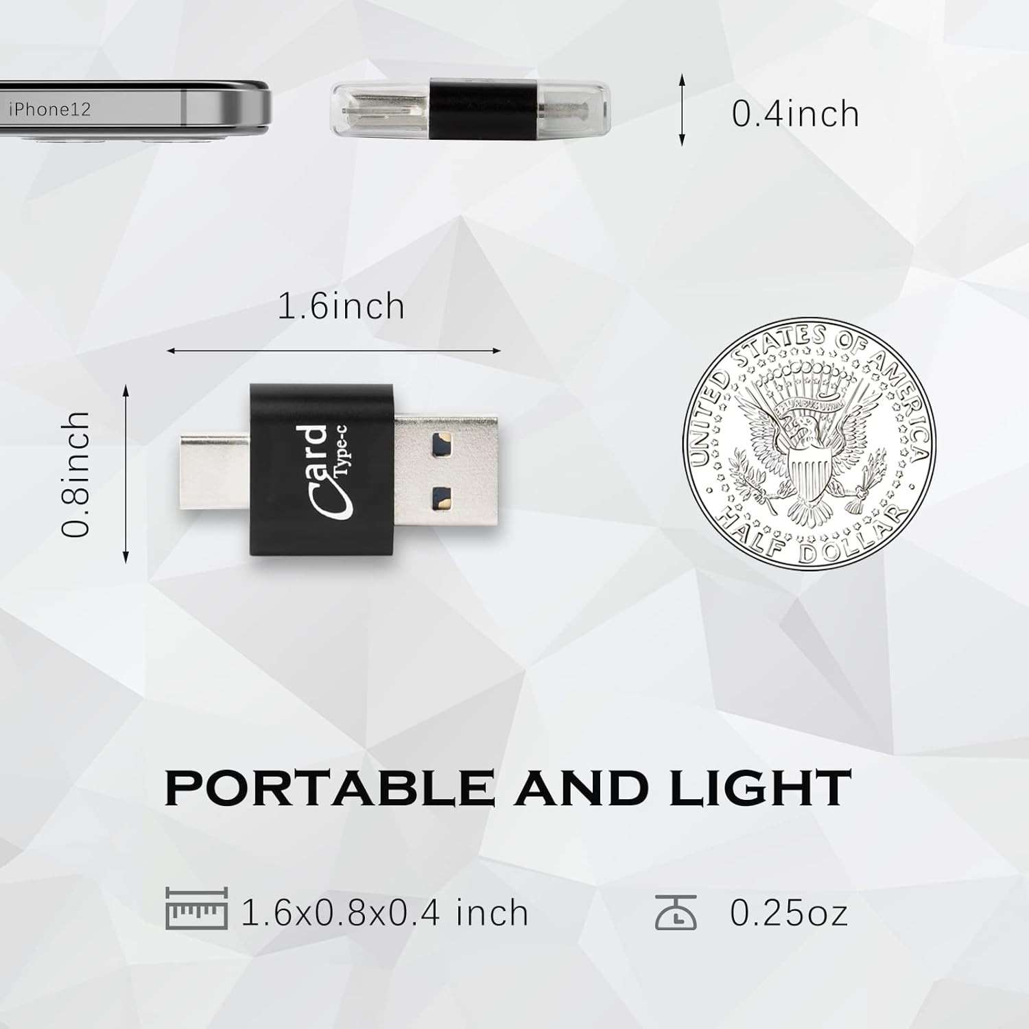 2 Pack] Micro SD Card Reader for Android Phone,Micro SD Card to USB Adapter, ...