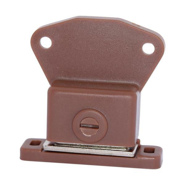 4x BROWN Magnetic Latch Cabinet Cupboard / Door Drawer Magnet Locks Catches