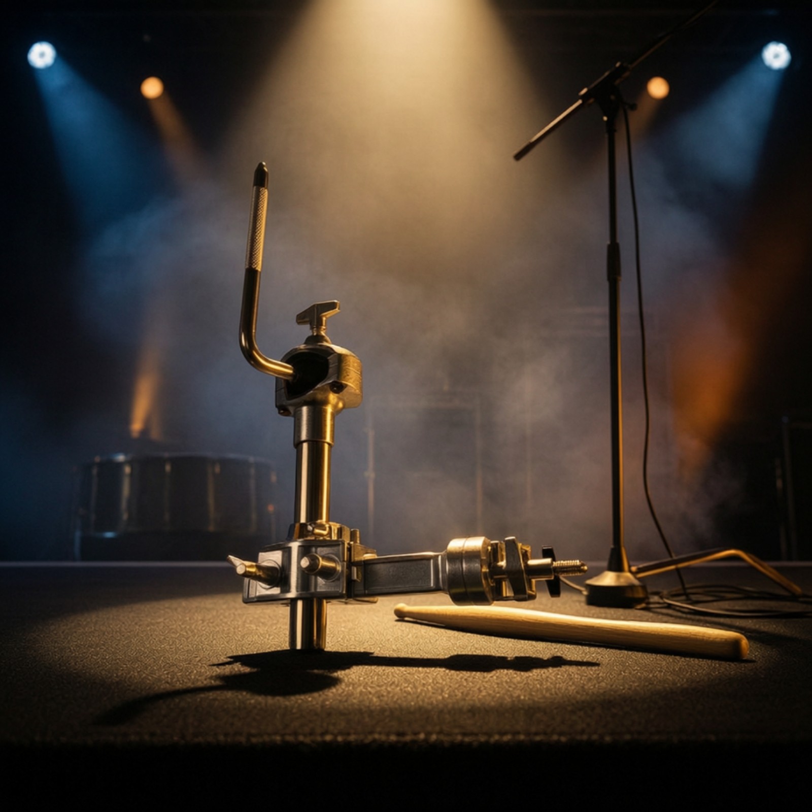Drum Hardware Clamp Angle-Adjustable Clamp with Rod Compact for Rehearsal
