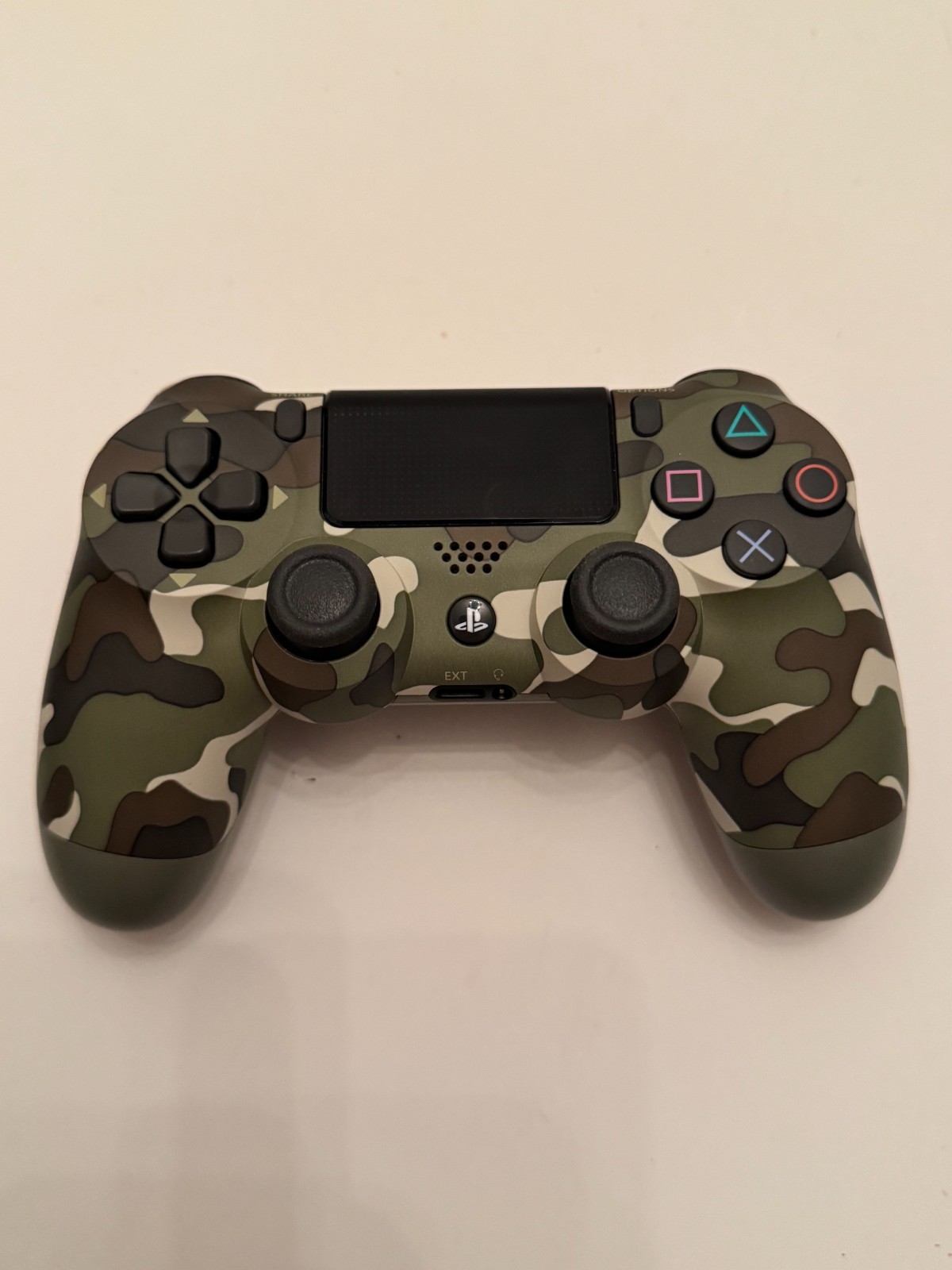 Sony PlayStation 4 PS4 Dualshock 4 Controller Green Camo - Gently Used