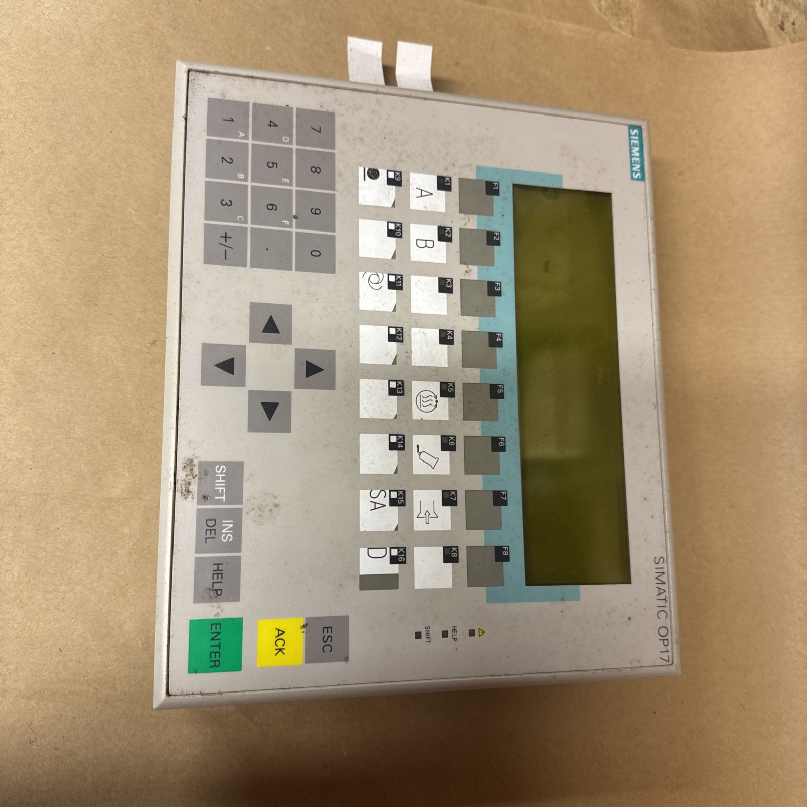 Siemens Simatic OP17-DP12 6AV3617-1JC30-0AX1 | 6AV3 617-1JC30-0AX1