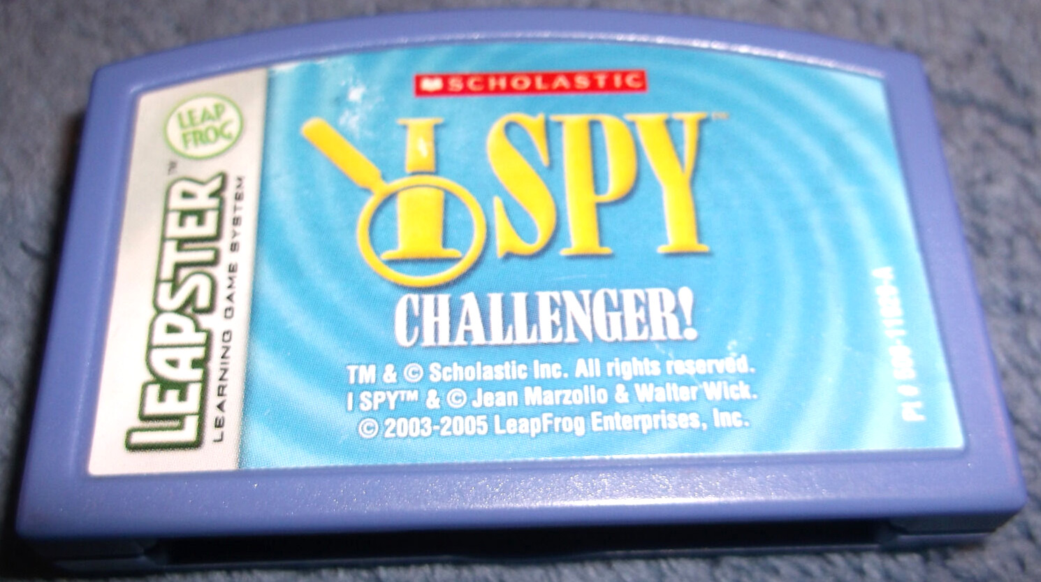 LEAPFROG LEAPSTER GAME - SCHOLASTIC I SPY CHALLENGER CARTRIDGE 2005