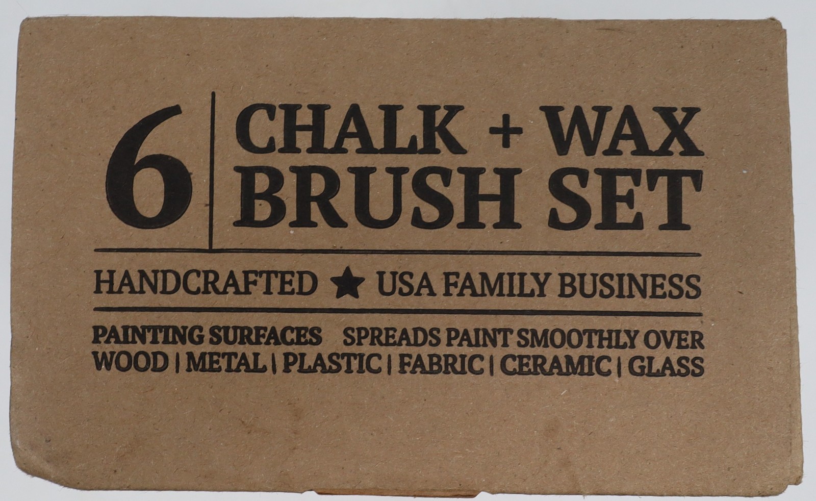 VINTAGE TONALITY 6 BRUSH + ACCESSORIES Master Chalk & Wax Paint Brush Set