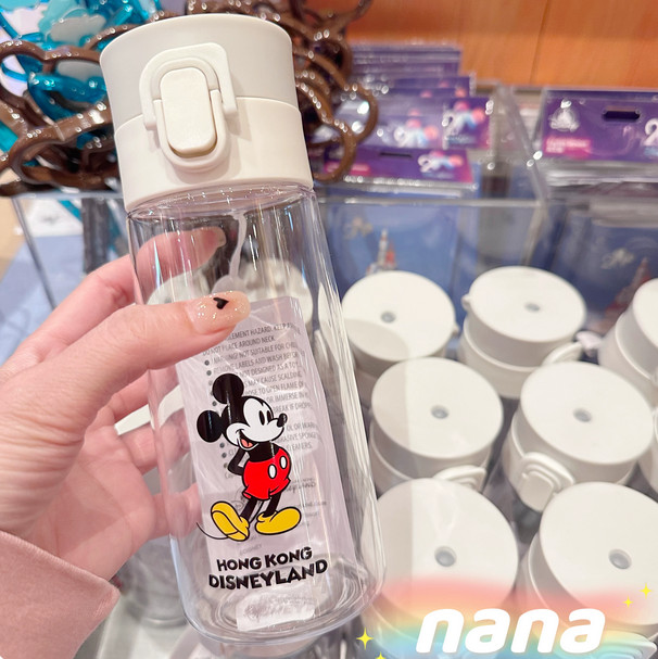 2026 Genuine HK Disney Park Mickey Mouse Cute Cartoon Plastic Tumbler Gift New