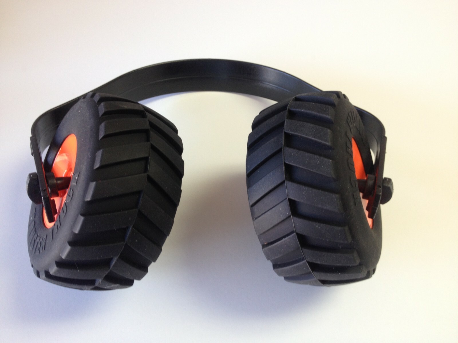 Monster Truck Tire Earmuffs Kids Monster Jam style FREE SHIPPING Pink Also