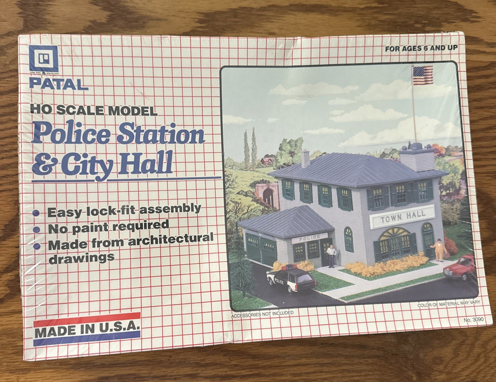 Patal HO Police Station and City Hall Model #3090  New - factory Sealed