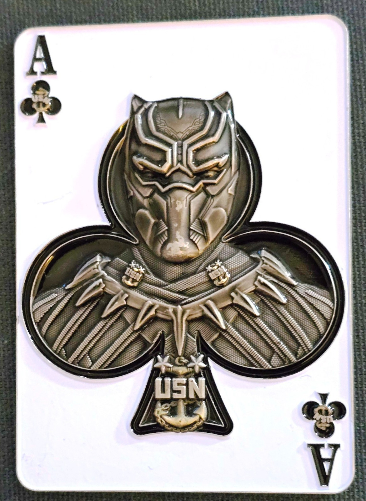 Awesome 3.5" Navy USN Chief CPO Pride Challenge Coin ATG Pacnorwest Card ACE