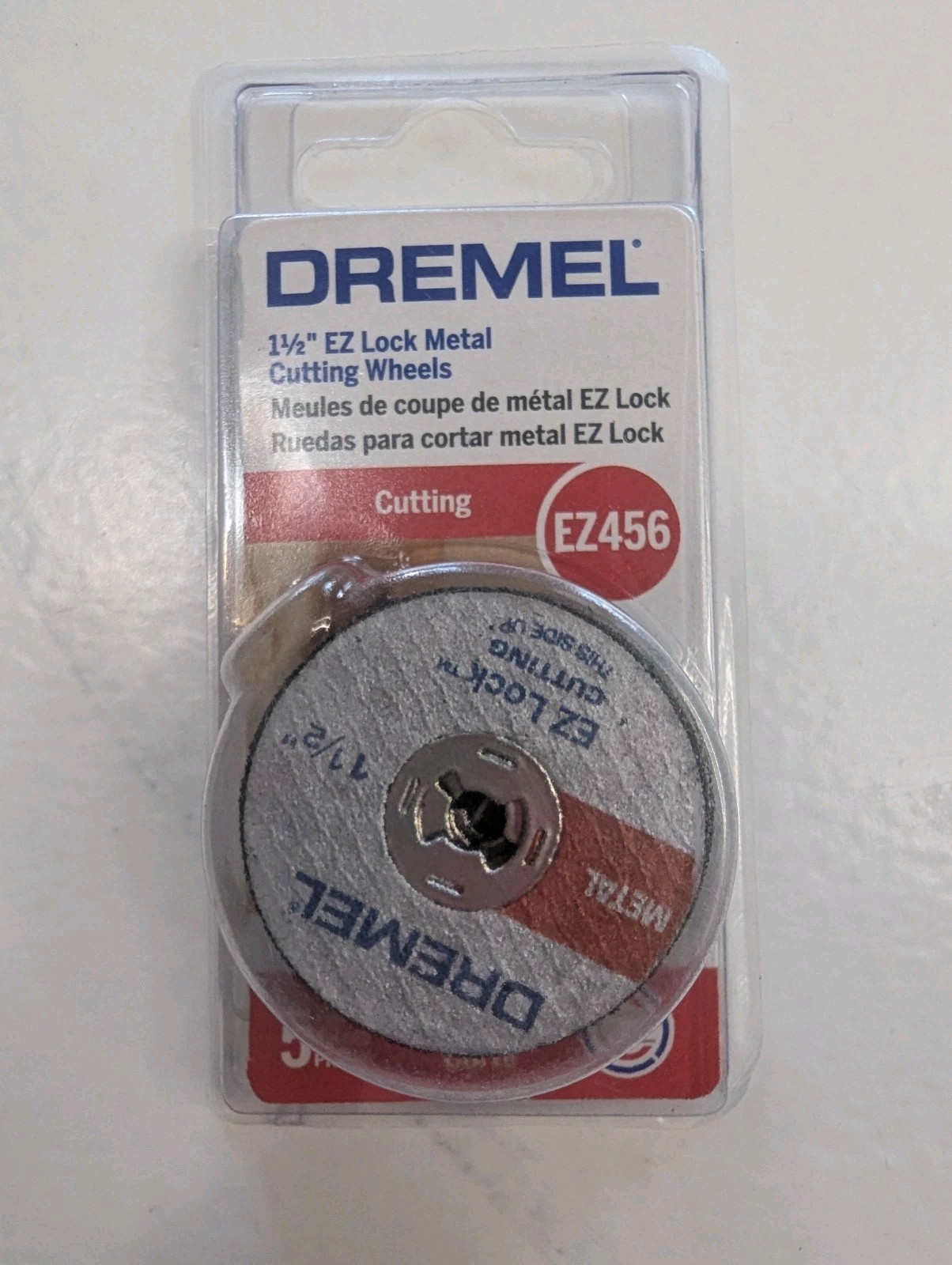 DREMEL METAL CUTTING CUT OFF WHEEL EZ456 EZ LOCK CUTTING 1 1/2" **5 PIECES**
