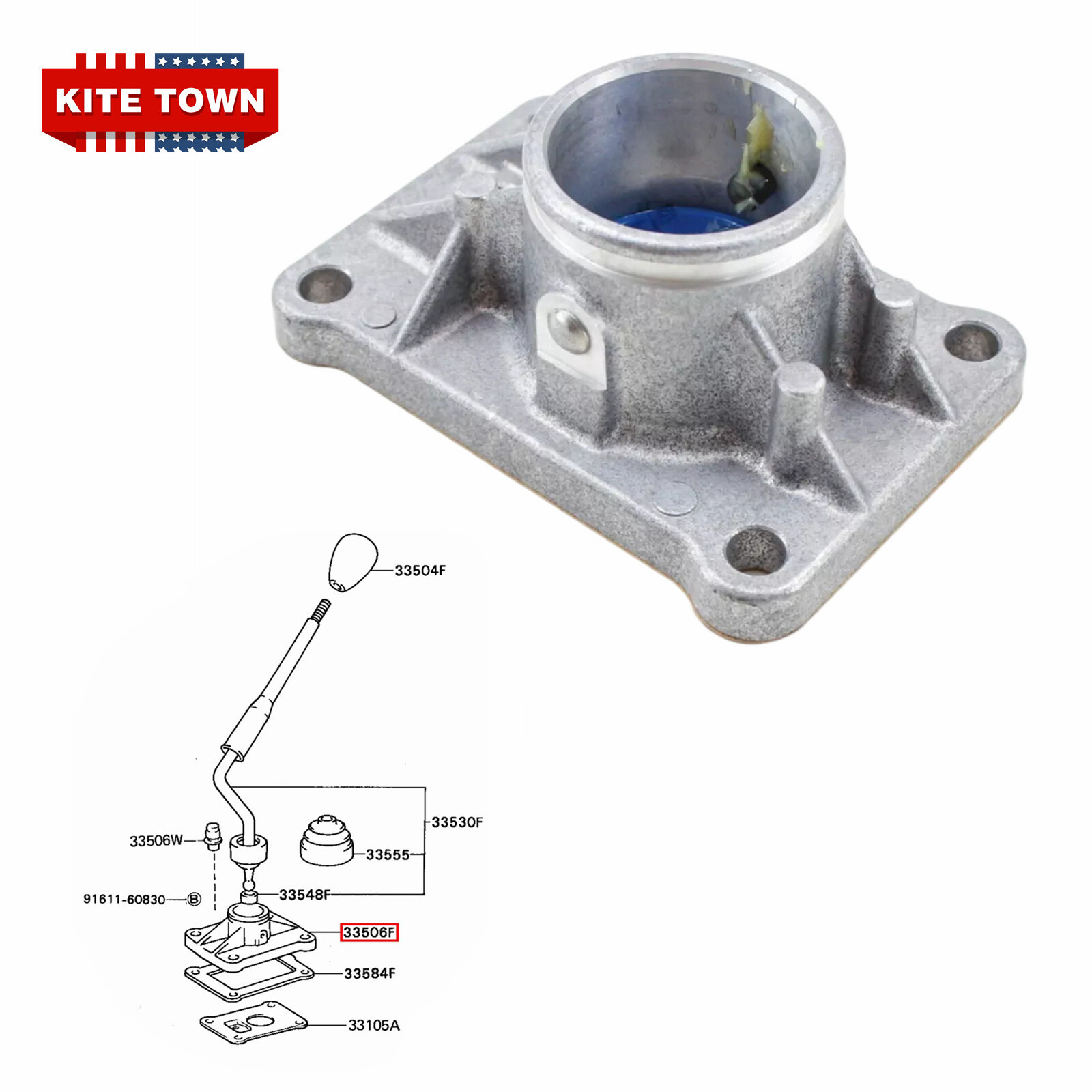 GEAR CONTROL SHIFT LEVER RETAINER ASSY For TOYOTA 4RUNNER LAND CRUISER 1987-1995