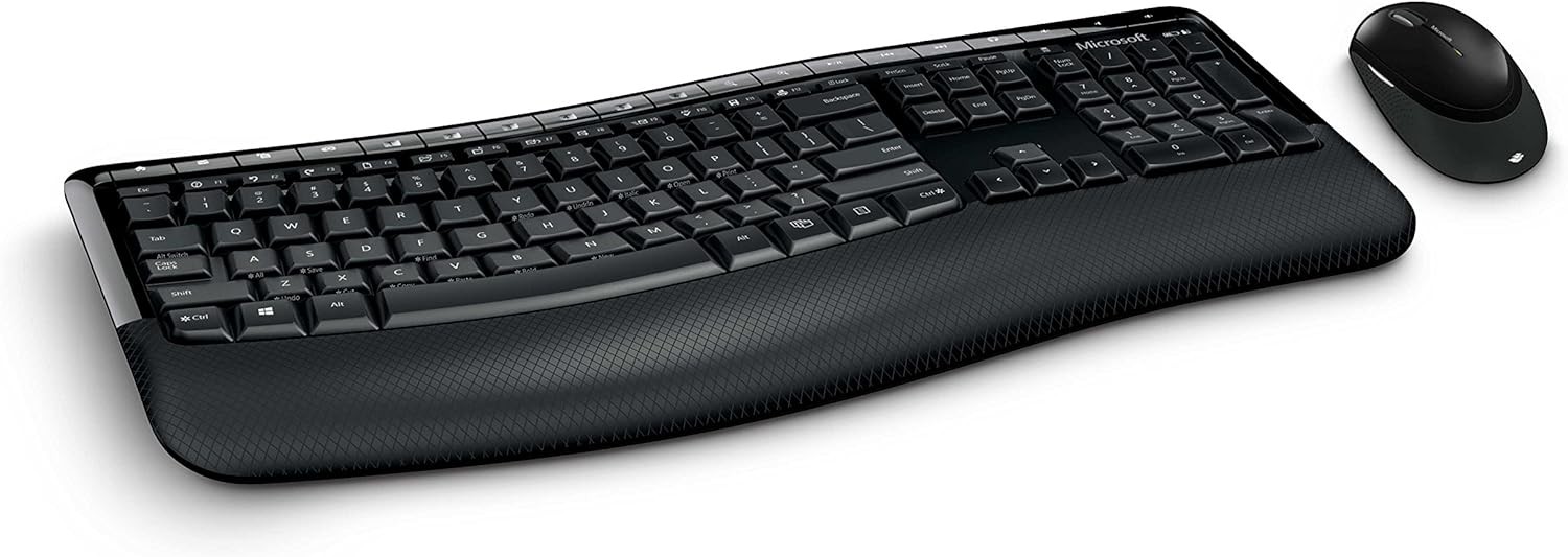 Microsoft Wireless Comfort Desktop 5000 CSD-00003-B - FRENCH Keyboard - Used