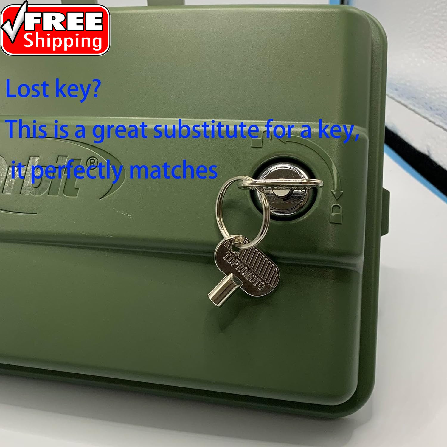 Sprinkler Controller Door Key Sprinkler Timer Lock Key for Orbit and Hydro-Rain,